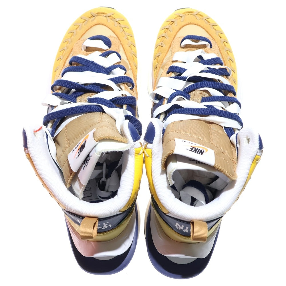 NIKE(ナイキ) ×JEAN-PAUL GAULTIER×SACAI VAPORWAFFLE SESAME MULTI COLOR ジャンポール ゴルチエ ヴェイパーワッフル ミッドカットスニーカー US8.5/26.5cm DH9186-200