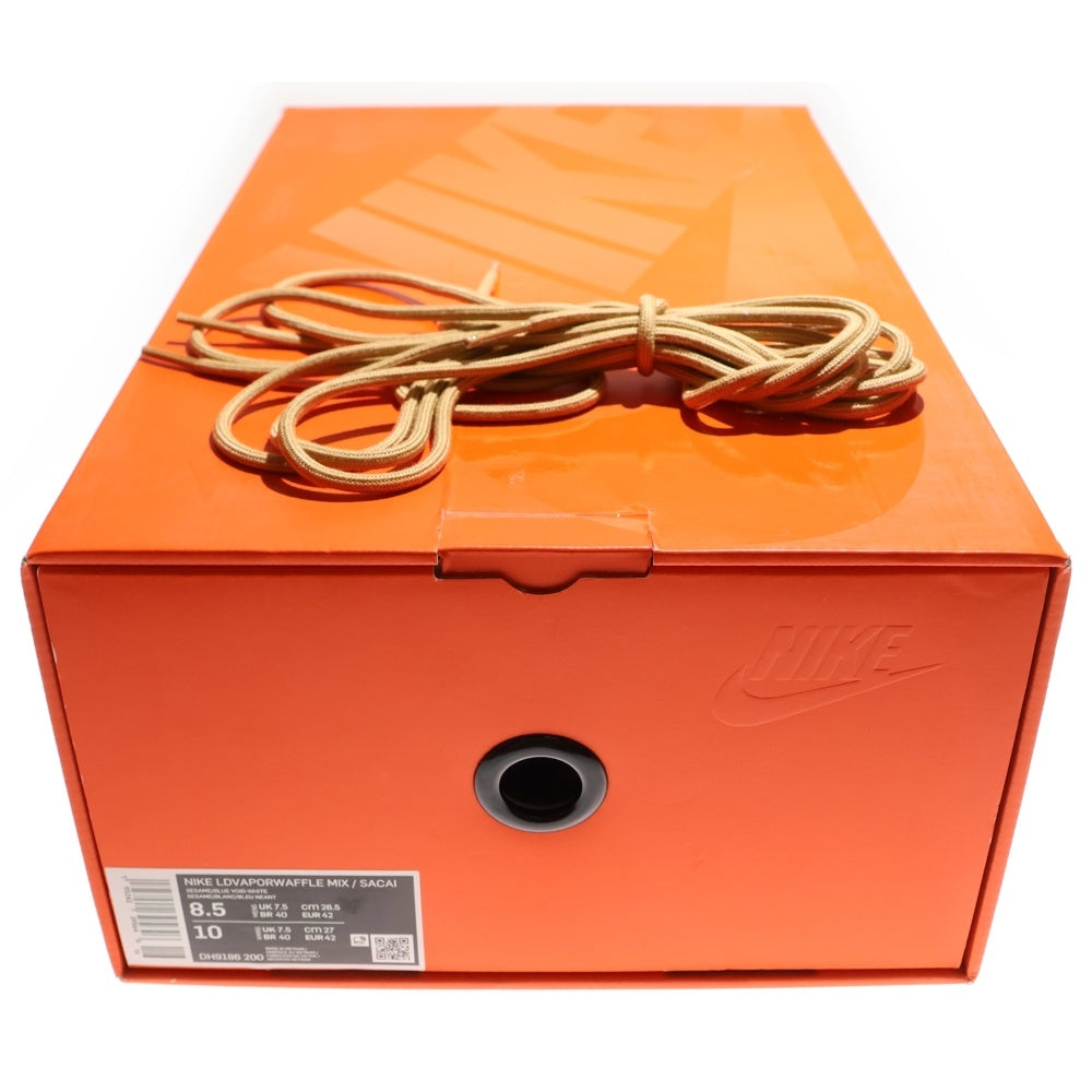 NIKE(ナイキ) ×JEAN-PAUL GAULTIER×SACAI VAPORWAFFLE SESAME MULTI COLOR ジャンポール ゴルチエ ヴェイパーワッフル ミッドカットスニーカー US8.5/26.5cm DH9186-200