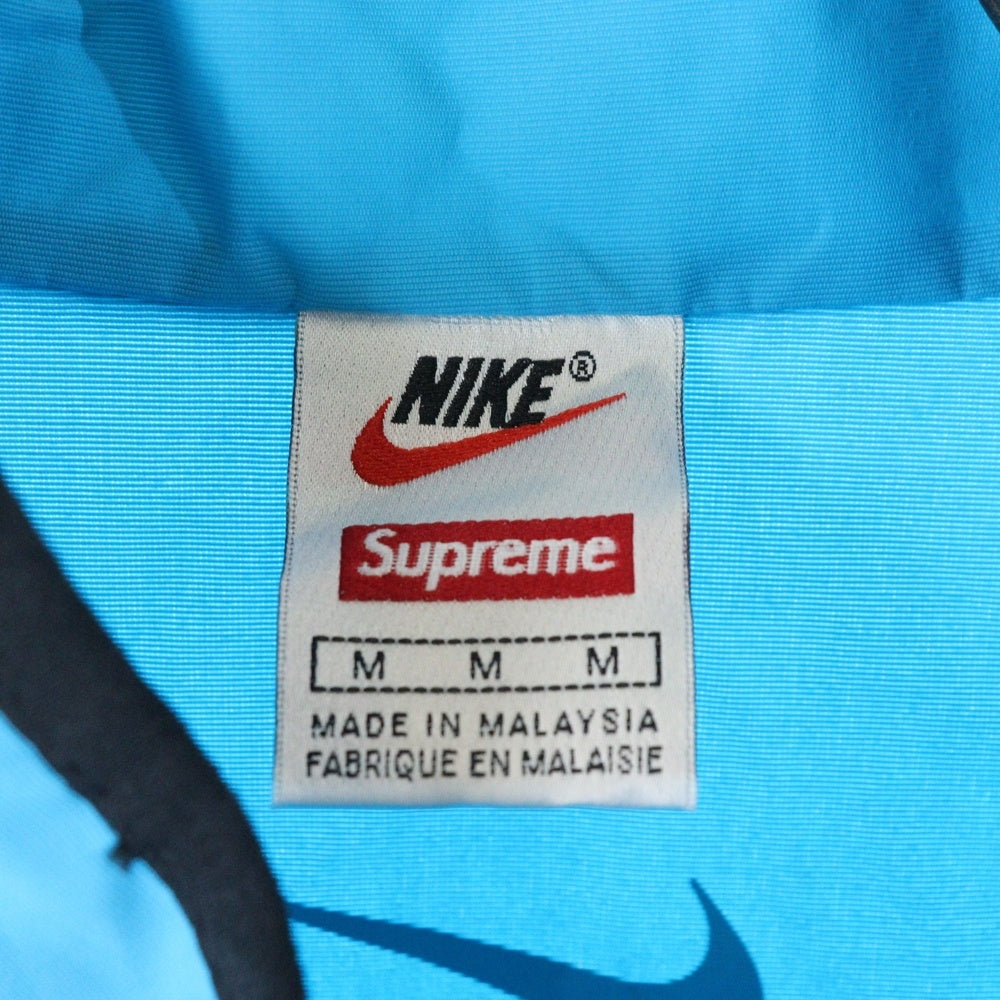 SUPREME(シュプリーム) 17AW ×NIKE Trail Running Jacket トレイル ランニング ジップアップ ロングスリーブ 長袖ジャケット ブルー/ブラック 21635-407