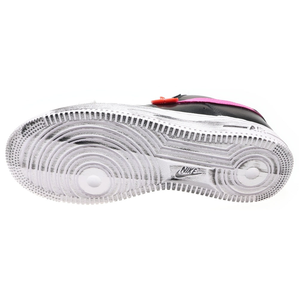 NIKE(ナイキ) ×PEACEMINUSONE AIR FORCE 1 3.0 ピースマイナスワン エアフォース 1 パラノイズ ローカットスニーカー ブラック US9/27cm AQ3692-004