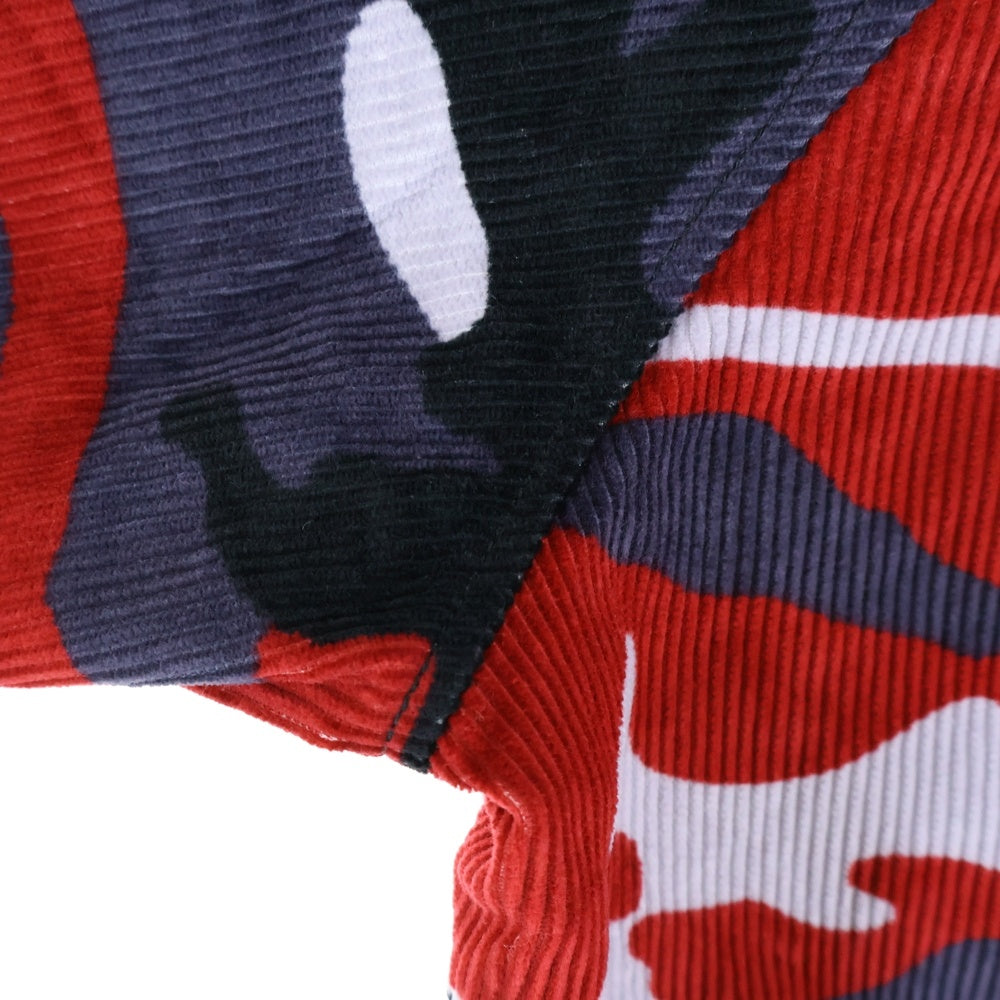 NIKE(ナイキ) 22SS ×NIKE Arc Corduroy Hooded Jacket ナイキ アーチロゴ コーデュロイフーデットジャケット マルチ DM1775-689