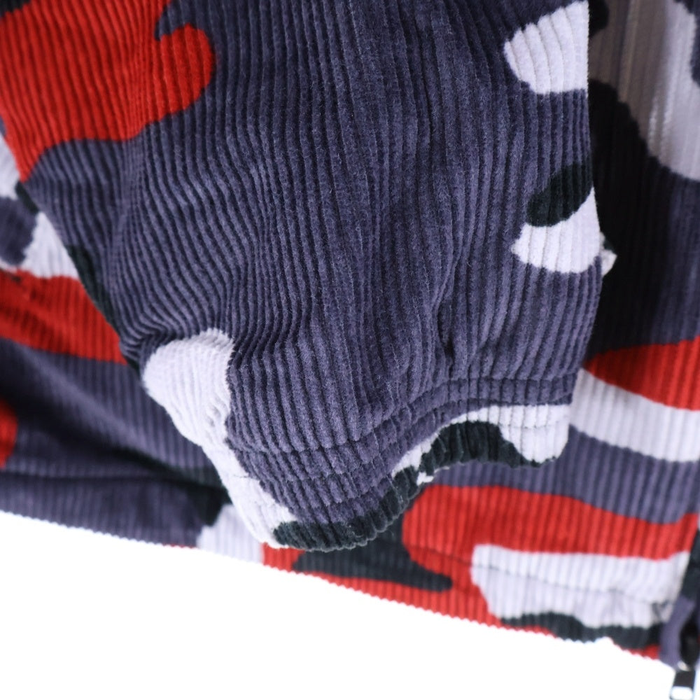 NIKE(ナイキ) 22SS ×NIKE Arc Corduroy Hooded Jacket ナイキ アーチロゴ コーデュロイフーデットジャケット マルチ DM1775-689