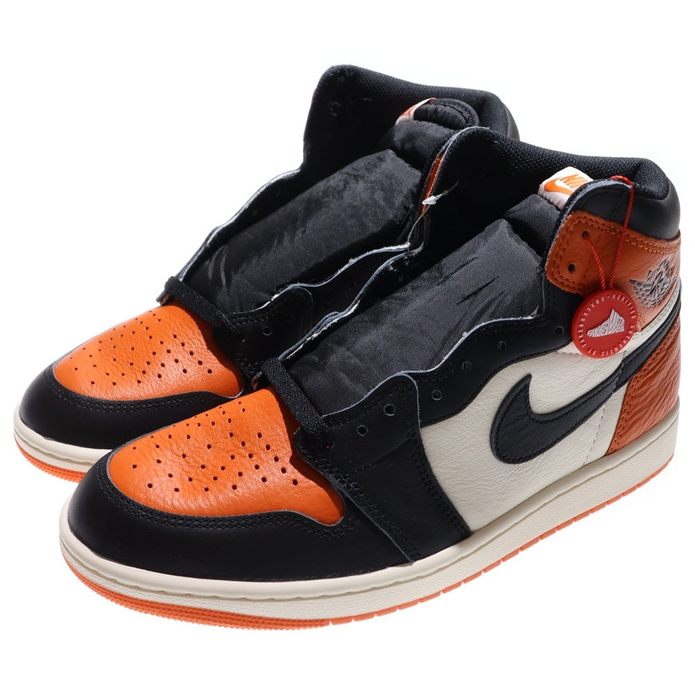 NIKE(ナイキ) AIR JORDAN 1 RETRO HIGH OG BLACK TOE REIMAGINED エア