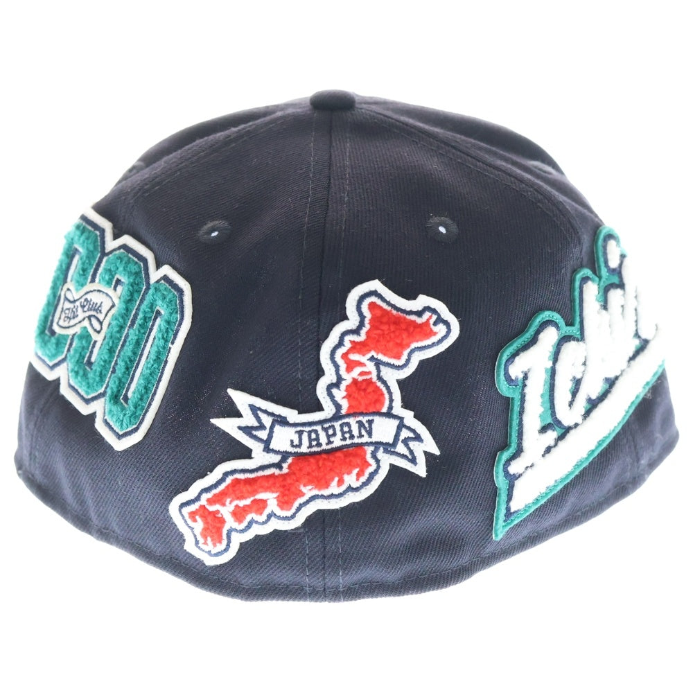 NEW ERA(ニューエラ) 59FIFTY Hall of Fame 2025 Ichiro Suzuki スズキ イチロー シアトル・マリナーズ 6パネル ベースボールキャップ ネイビー 14724807