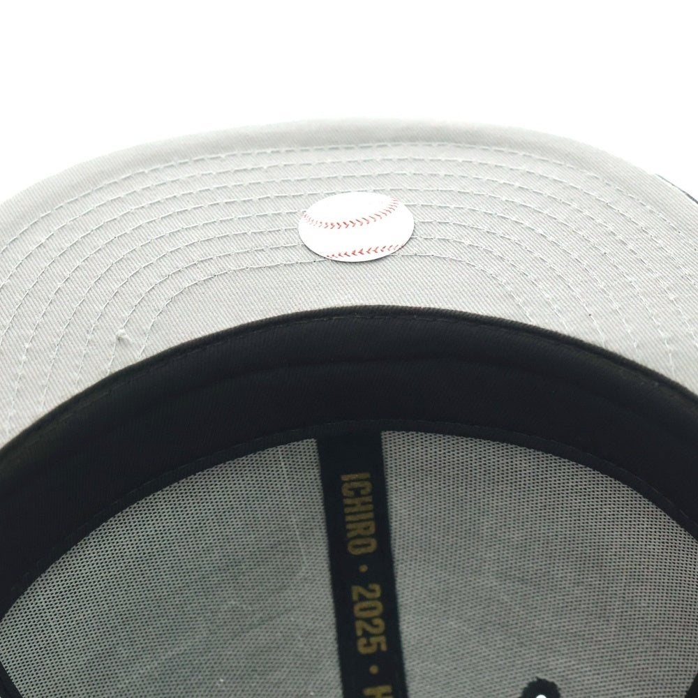 NEW ERA(ニューエラ) 59FIFTY Hall of Fame 2025 Ichiro Suzuki スズキ イチロー シアトル・マリナーズ 6パネル ベースボールキャップ ネイビー 14724807