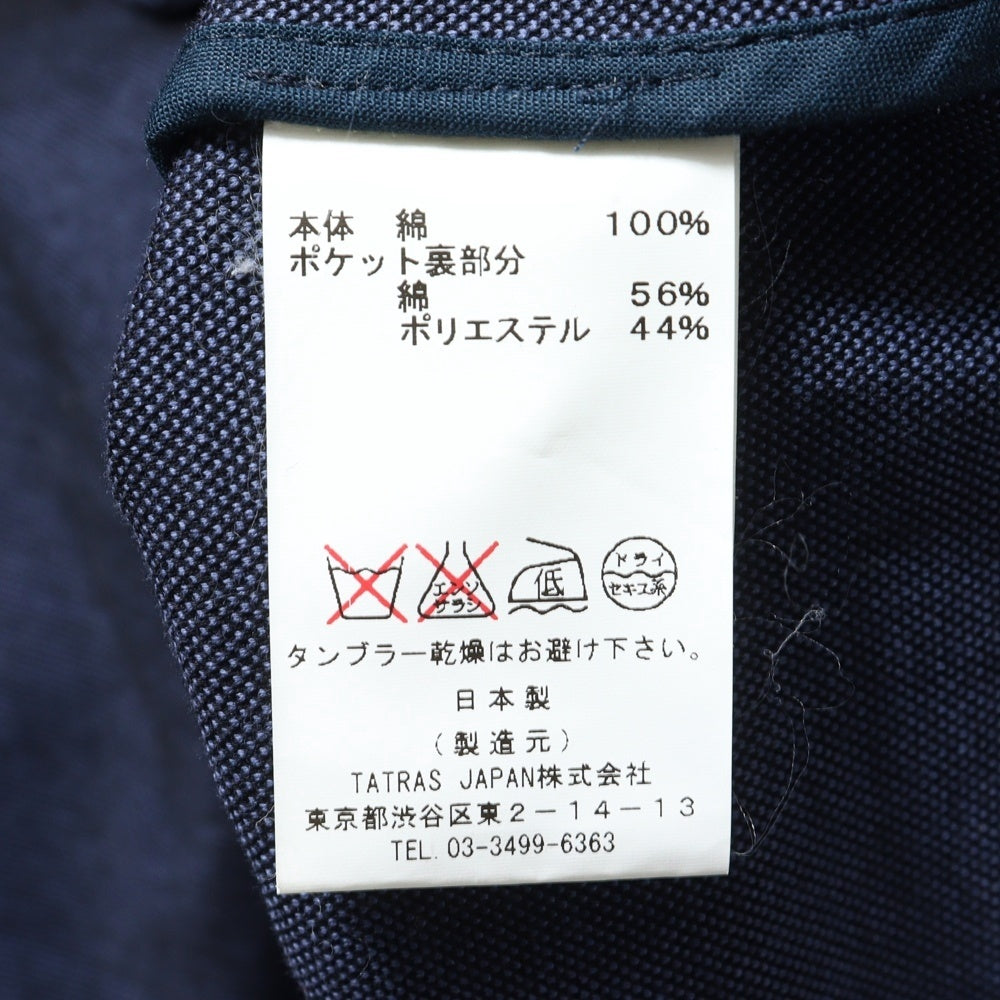 SOLIDO(ソリード) ポリコットン シングルテーラードジャケット ネイビー 16S444