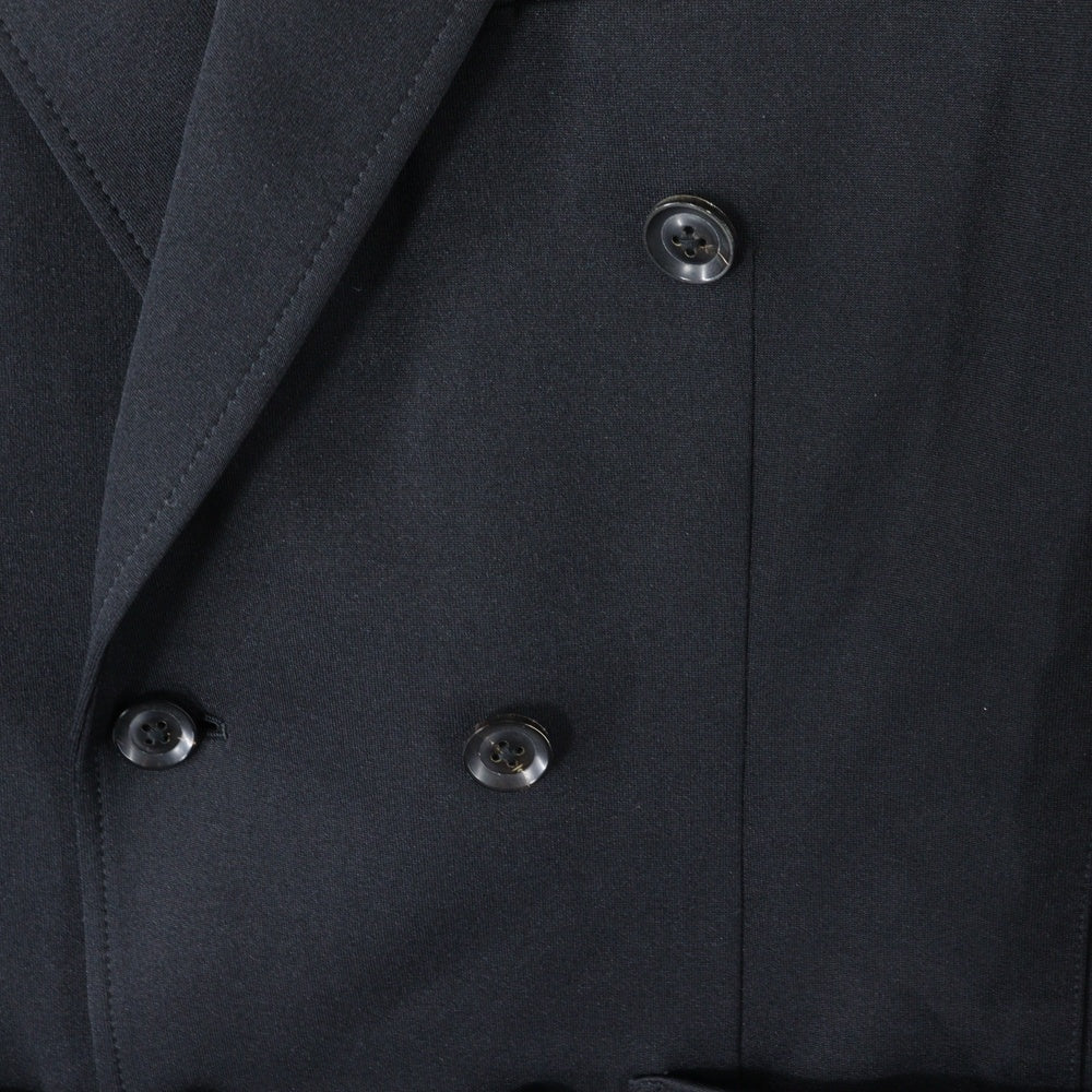 jun hashimoto(ジュンハシモト) ポリコットン ダブルテーラードジャケット ブラック 1031820005