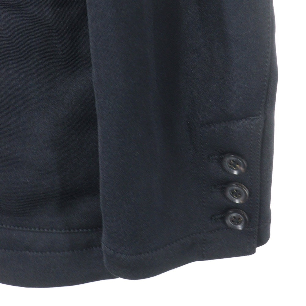 jun hashimoto(ジュンハシモト) ポリコットン ダブルテーラードジャケット ブラック 1031820005