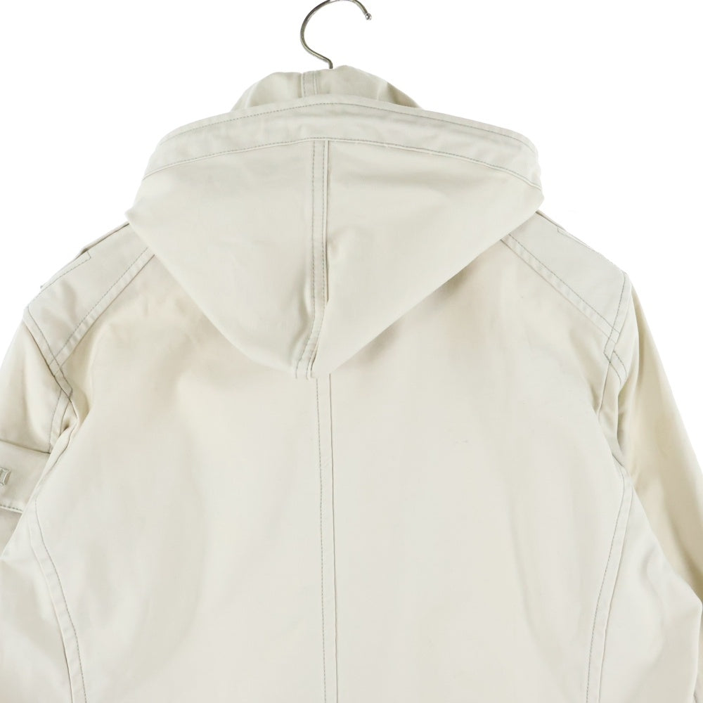 AVIREX(アヴィレックス) COOLMAX MILITARY CUSTOM JACKET クールマックス ミリタリー カスタム フーデッドジャケット アイボリー 6112099