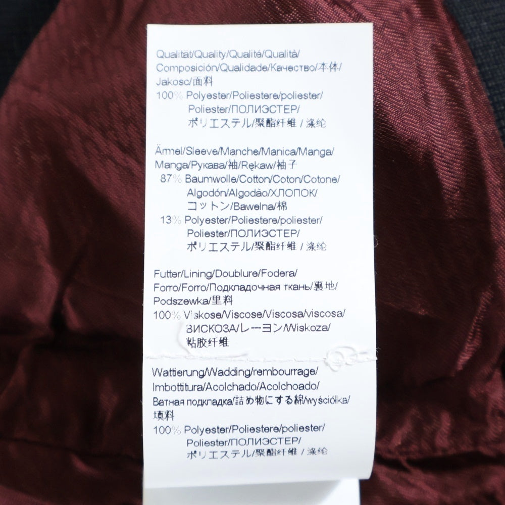 HUGO BOSS(ヒューゴボス) 袖切替デザイン ポリエステル フライトジャケット ブラック 50417349