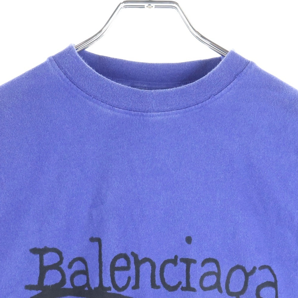 Balenciaga バレンシアガ ロゴ Tシャツ新品未使用XSパープルタグ付き Balenciaga バレンシアガ ロゴ Tシャツ新品未使用XSパープルタグ付き