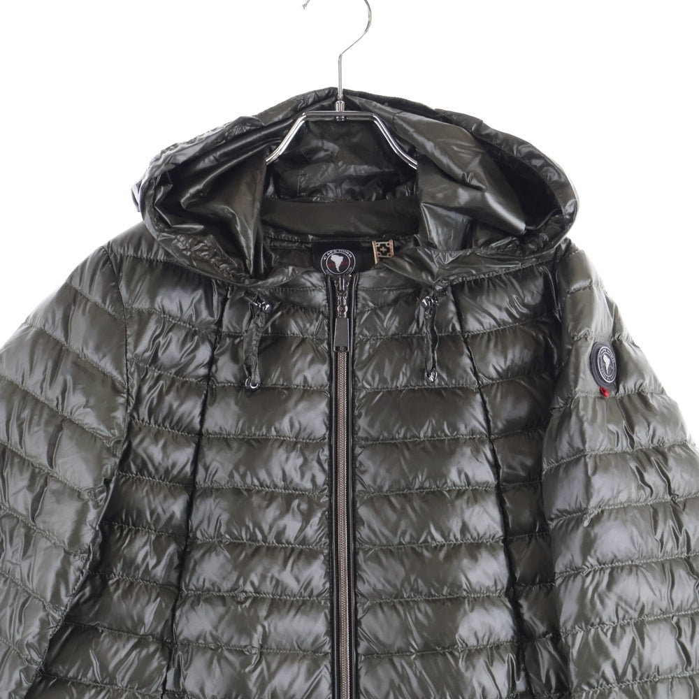 CAPE HORN(ケープホーン) 21AW USHUAIA フーデッド ライトダウンジャケット カーキ レディース 12558