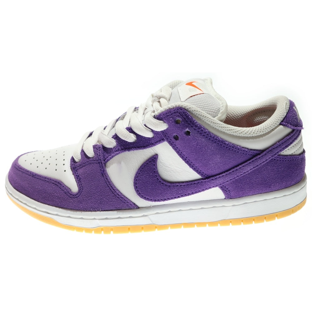 NIKE SB(ナイキエスビー) SB DUNK LOW PRO ISO ORANGE LABEL COURT PURPLE GUM エスビー ダンク プロ オレンジ レーベル コート パープル ガム ローカットスニーカー DV5464-500