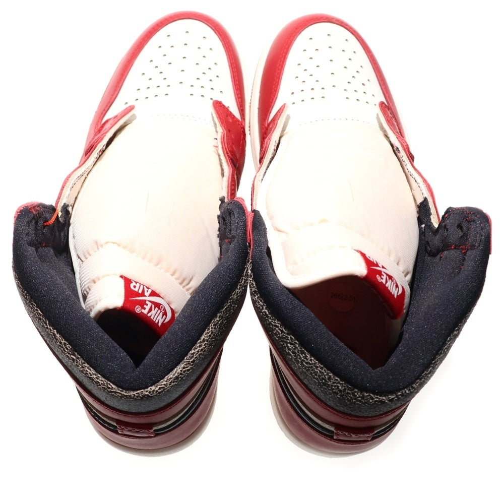 NIKE(ナイキ) AIR JORDAN 1 HIGH OG LOST&FOUND CHICAGO エア ジョーダン 1 オージー ロストアンドファウンド シカゴ ローカットスニーカー US8.5/26.5cm DZ4585-612