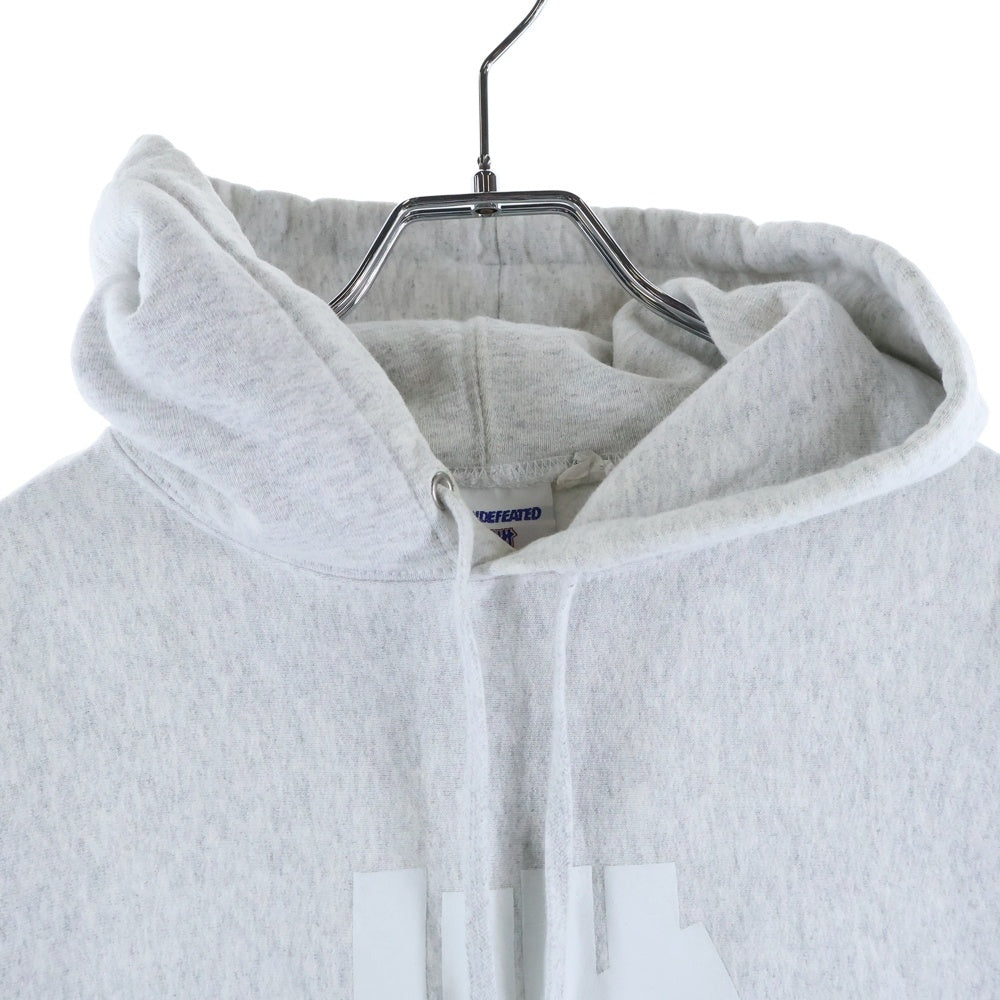 UNDEFEATED(アンディフィーテッド) ICON PULLOVER HOODIE アイコンロゴ プルオーバースウェットパーカー フーディー グレー 200077009009