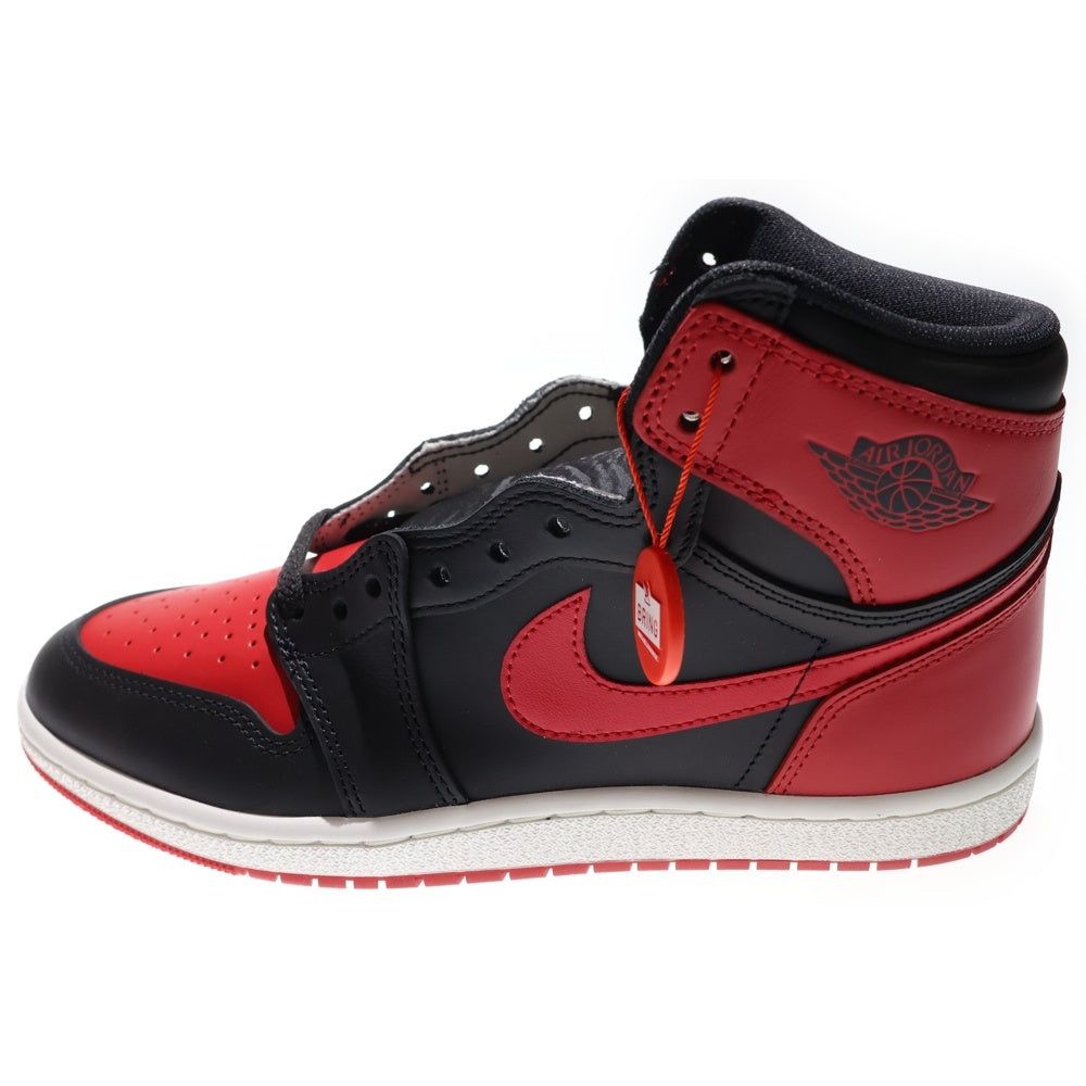 NIKE(ナイキ) AIR JORDAN 1 HIGH 85 BRED エア ジョーダン 1 ブレッド ハイカットスニーカー ブラック/レッド US9/27cm HV6674-067
