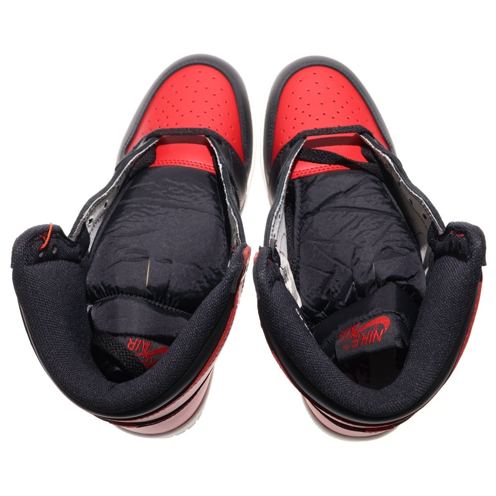 NIKE(ナイキ) AIR JORDAN 1 HIGH 85 BRED エア ジョーダン 1 ブレッド ハイカットスニーカー ブラック/レッド US9/27cm HV6674-067