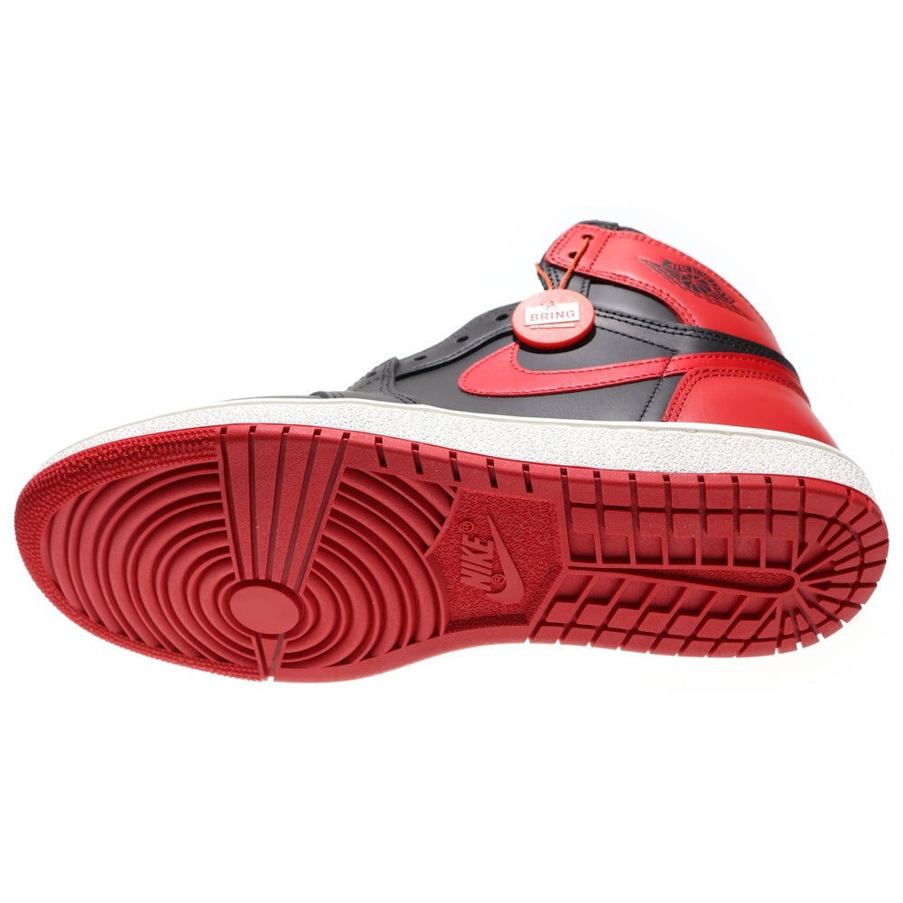 NIKE(ナイキ) AIR JORDAN 1 HIGH 85 BRED エア ジョーダン 1 ブレッド ハイカットスニーカー ブラック/レッド US9/27cm HV6674-067