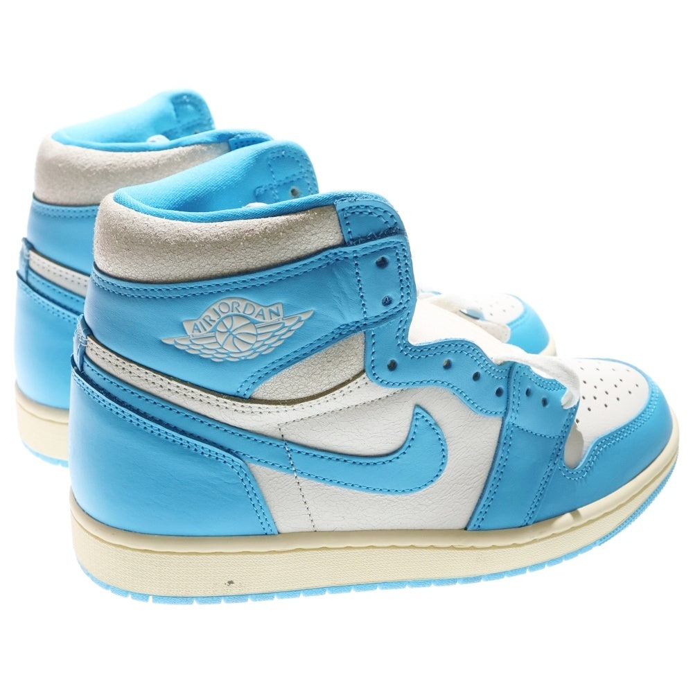 NIKE(ナイキ) AIR JORDAN 1 RETRO HIGH OG UNC REIMAGINED エア ジョーダン 1 レトロ リイマジンド ハイカットスニーカー ホワイト/ブルー US9/27cm DZ5485-402