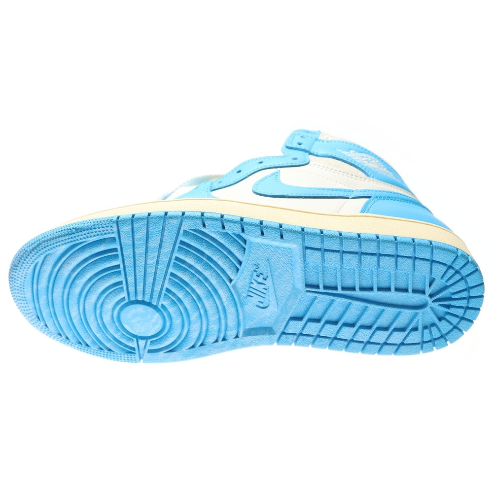 NIKE(ナイキ) AIR JORDAN 1 RETRO HIGH OG UNC REIMAGINED エア ジョーダン 1 レトロ リイマジンド ハイカットスニーカー ホワイト/ブルー US9/27cm DZ5485-402