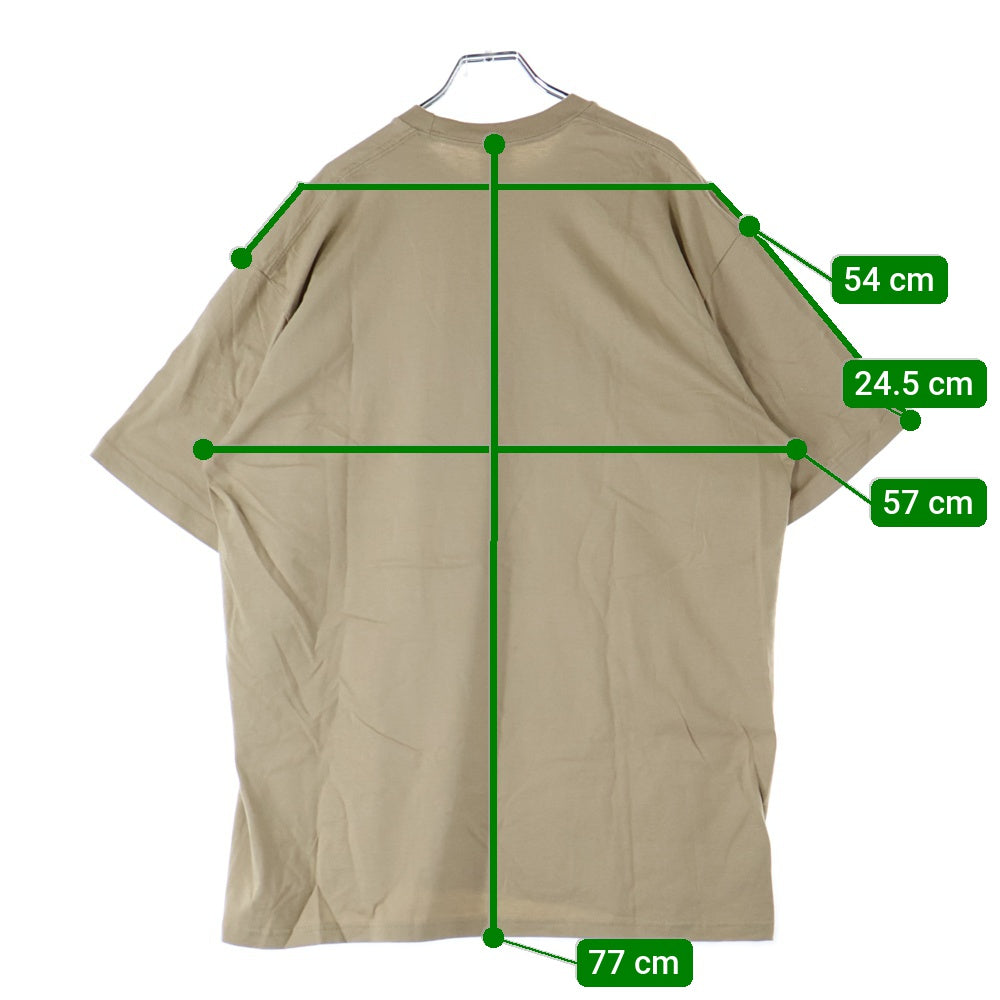 SUPREME(シュプリーム) 24SS Varsity Tee バーシティ クルーネック半袖Tシャツ カットソー ベージュ