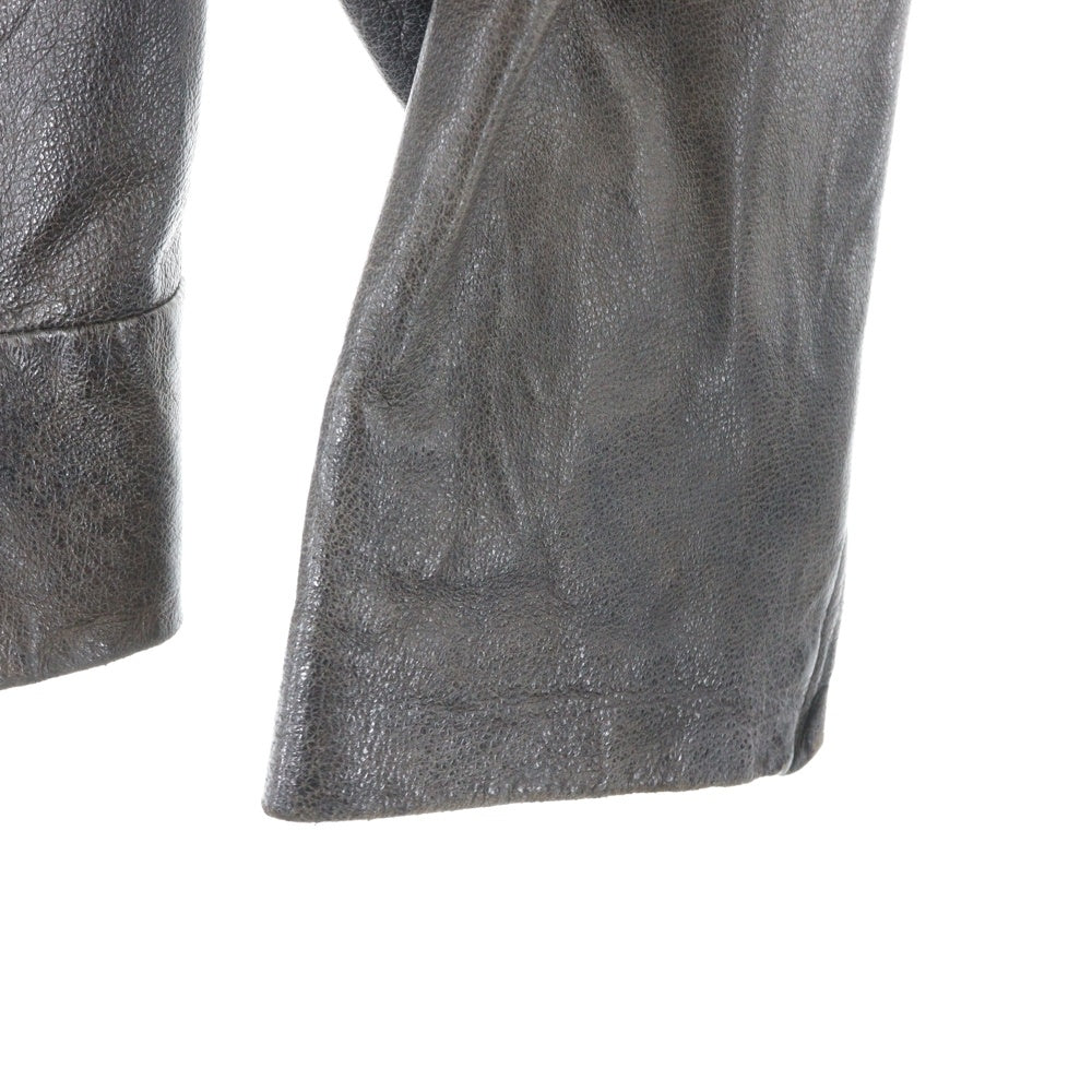 NO BRAND(ノーブランド) AND A アンドエー ピッグスキン レザージャケット ブラック 2091004