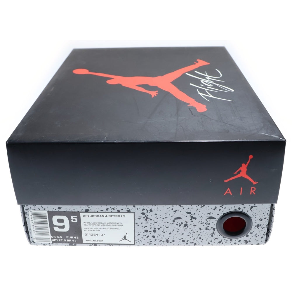 NIKE(ナイキ) 【観賞用2014年】AIR JORDAN 4 RETRO COLUMBIA エアジョーダン レトロ コロンビア ハイカットスニーカー ホワイト US9.5/27.5cm 314254-107