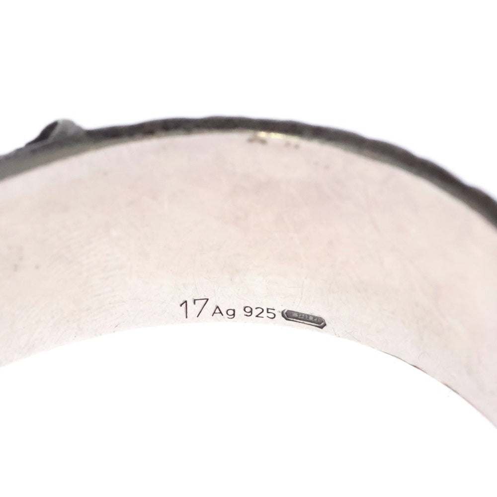 GUCCI(グッチ) キャットヘッド エイジングフィニッシュ インターロッキングG アラベスクパターン カフバングル ブレスレット シルバー 432258 J8400 0811