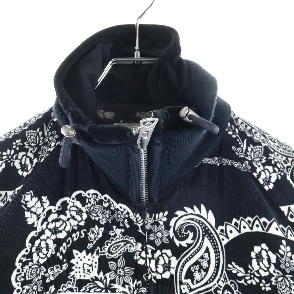 Sacai(サカイ) 12AW FLORAL BLOUSON マルチポケット コーデュロイ