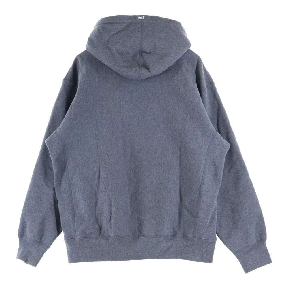 SUPREME(シュプリーム) 21SS Box Logo Hooded Sweatshirt フロントデザイン ボックスロゴ フーデッド スウェット パーカー チャコールグレー