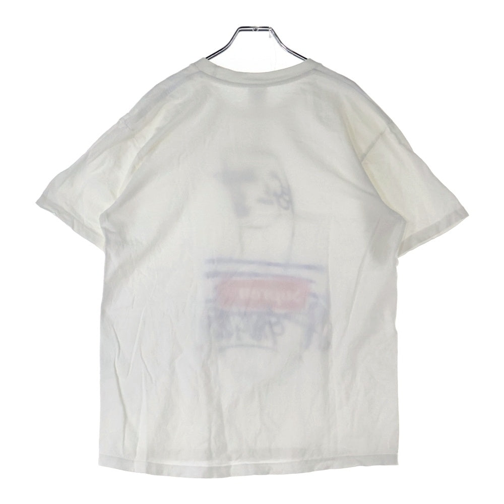 SUPREME(シュプリーム) 19SS ×JEAN PAUL GAULTIER ジャンポールゴルチエ フロントデザイン クルーネック カットソー 半袖Tシャツ ホワイト