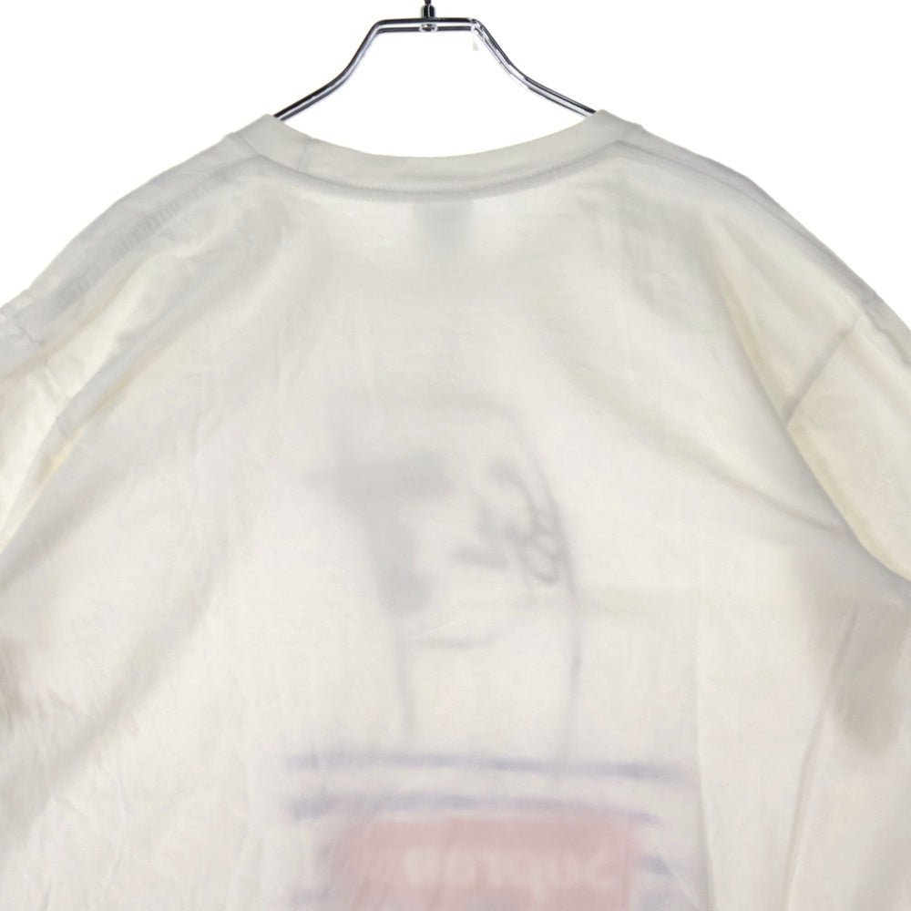 SUPREME(シュプリーム) 19SS ×JEAN PAUL GAULTIER ジャンポールゴルチエ フロントデザイン クルーネック カットソー 半袖Tシャツ ホワイト