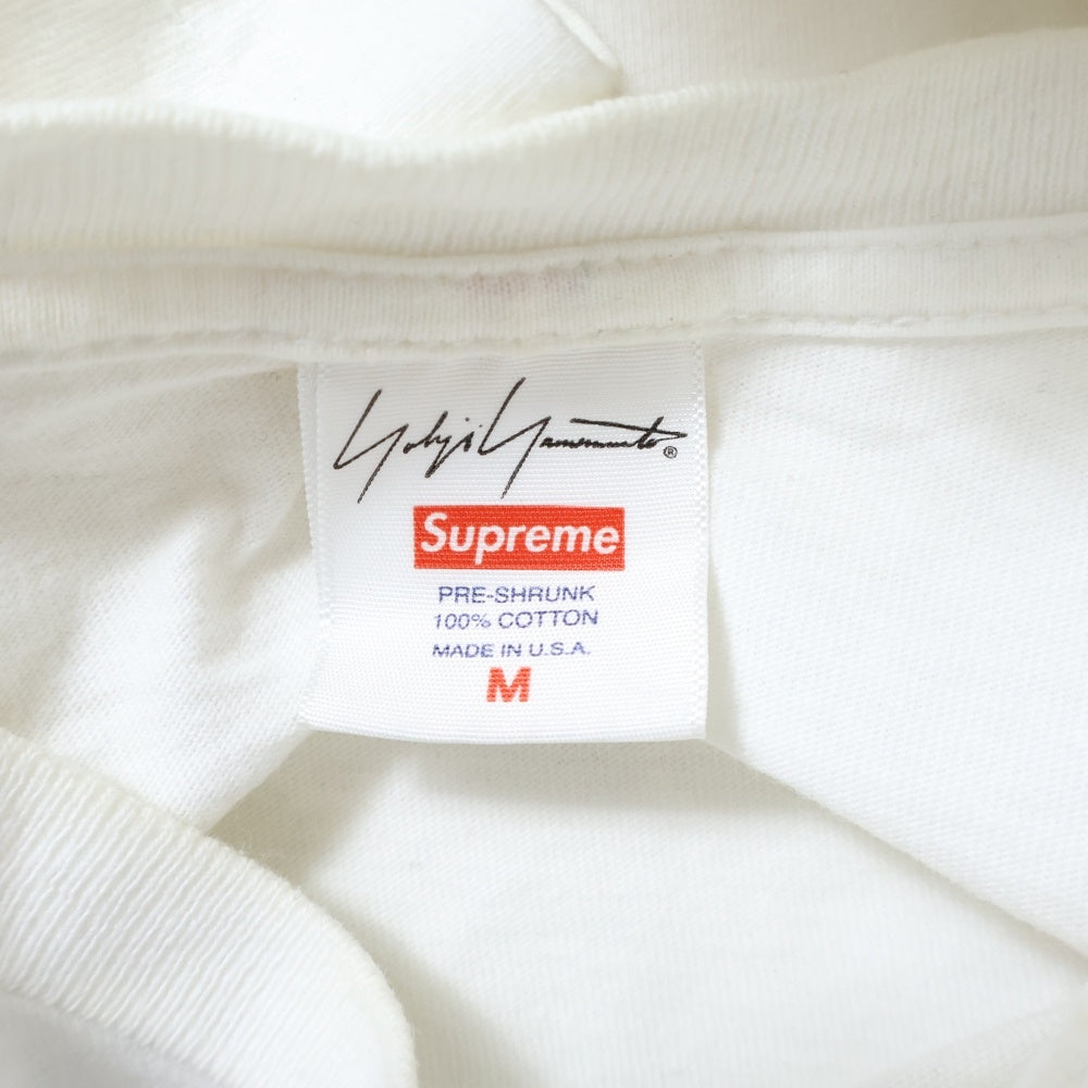 SUPREME(シュプリーム) 20AW ×YOHJI YAMAMOTO Game Over Tee ヨージヤマモト ゲーム オーバー フロントフォトプリント クルーネック カットソー 半袖Tシャツ ホワイト