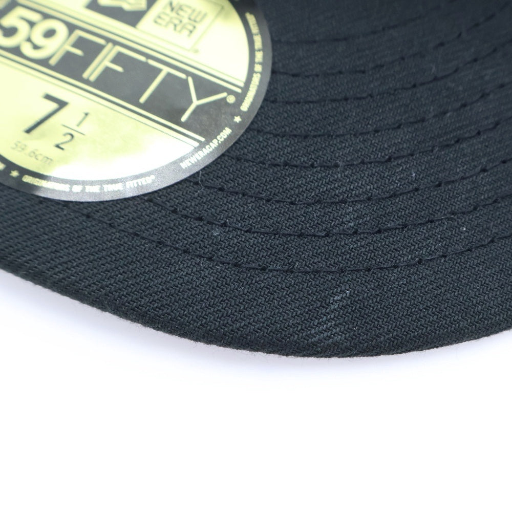 SUPREME(シュプリーム) 24SS ×NEW ERA Gold Cross S Logo Cap ニューエラ ゴールド クロス エスロゴデザイン ベースボールキャップ ブラック