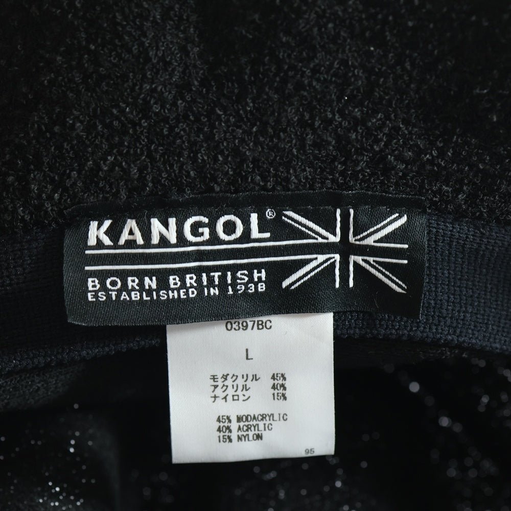 KANGOL(カンゴール) BERMUDA CASUAL バルミューダ カジュアル フロントロゴデザイン バケットハット 帽子 ブラック