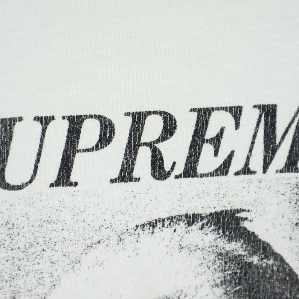 SUPREME(シュプリーム) 18AW Remember Tee フロントロゴデザイン クルーネック カットソー 半袖Tシャツ ホワイト