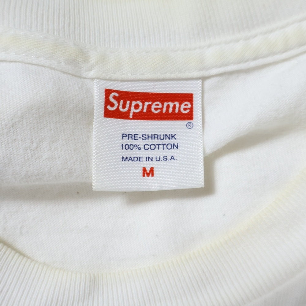 SUPREME(シュプリーム) 18AW Remember Tee フロントロゴデザイン クルーネック カットソー 半袖Tシャツ ホワイト