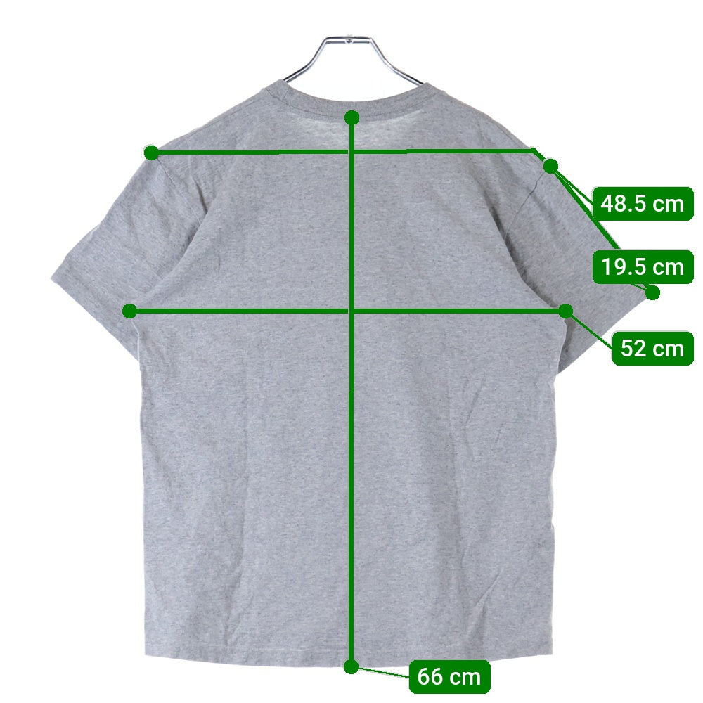 SUPREME(シュプリーム) 20SS Shop Tee フロントロゴデザイン クルーネック カットソー 半袖Tシャツ グレー