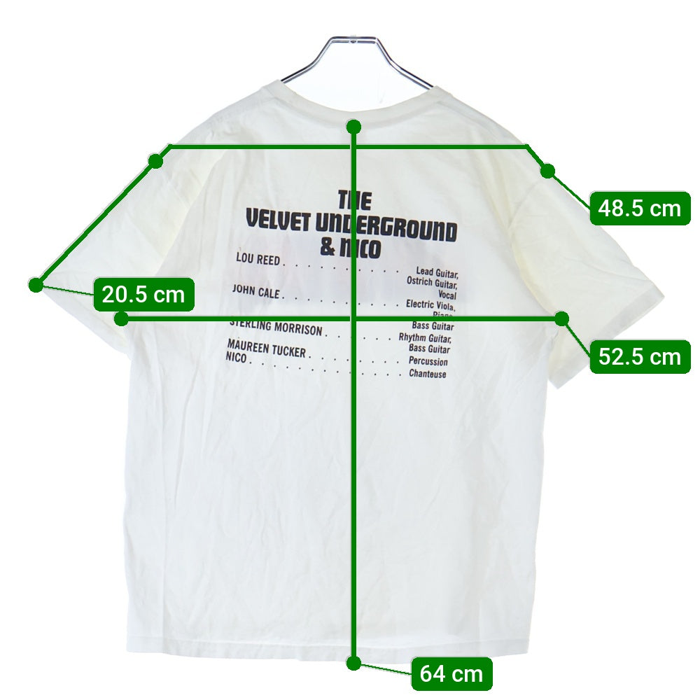 SUPREME(シュプリーム) 19AW The Velvet Underground &Nico Tee ザ ヴェルヴェット アンダーグラウンド アンド ニコ フロントフォトプリント クルーネック カットソー 半袖Tシャツ
