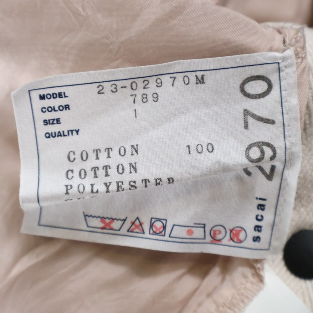 Sacai 23SS 「Eric Haze Denim Blouson」 1 Sacai(サカイ) 23SS ERIC HAZE DENIM BLOUSON エリック ヘインズ