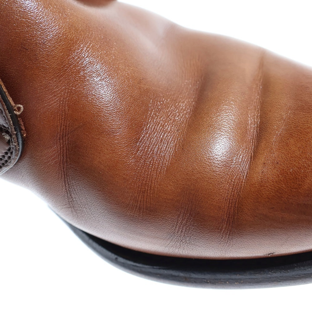 JOSEPH CHEANEY&SONS(ジョセフ チーニー アンドサンズ) UK製 レザー レースアップ チャッカブーツ ブラウン レディース