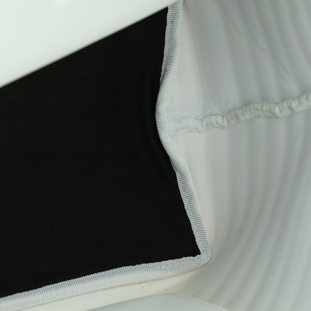 NO BRAND(ノーブランド) L4K3 レーク Queen Lake クイーンレーク ロゴキーチェーン付 ネオプレン トートバッグ ホワイト QL-801JP