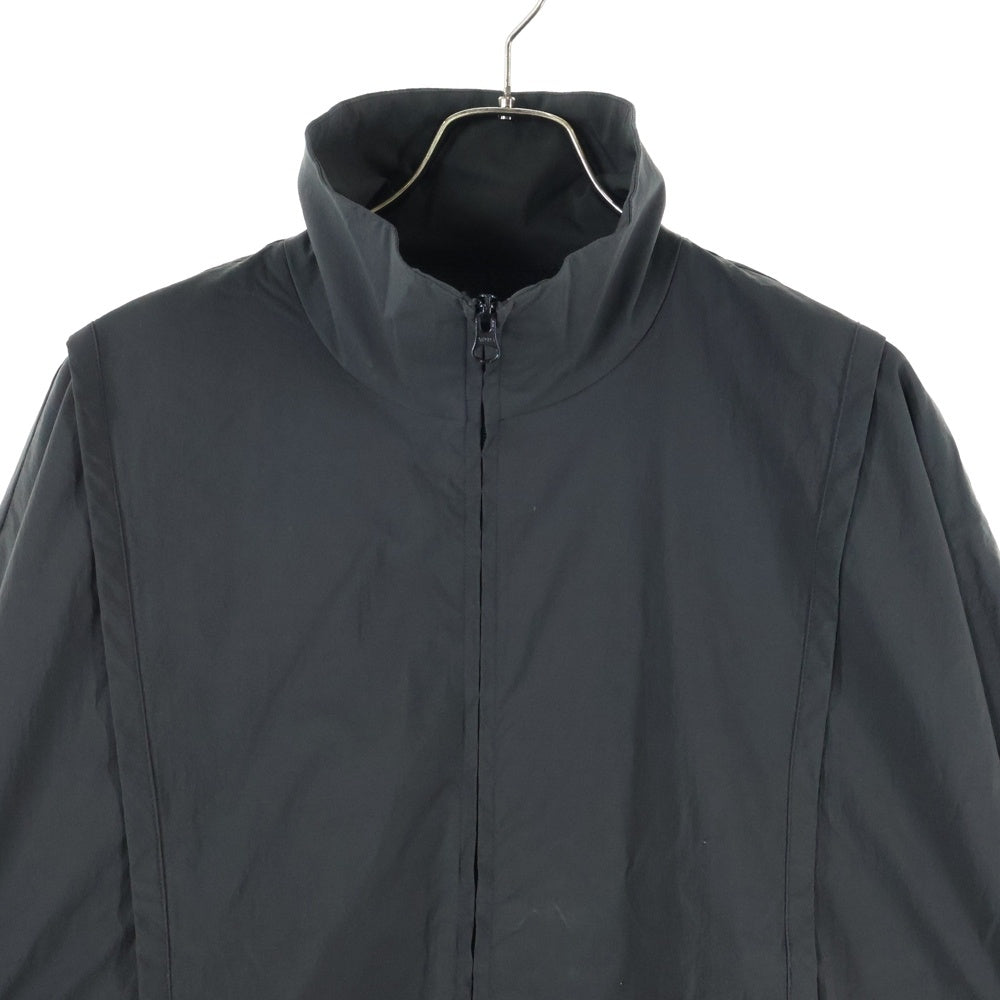NONSAPIENS(ノンサピエンス) ジップアップ ナイロンジャケット ブラック