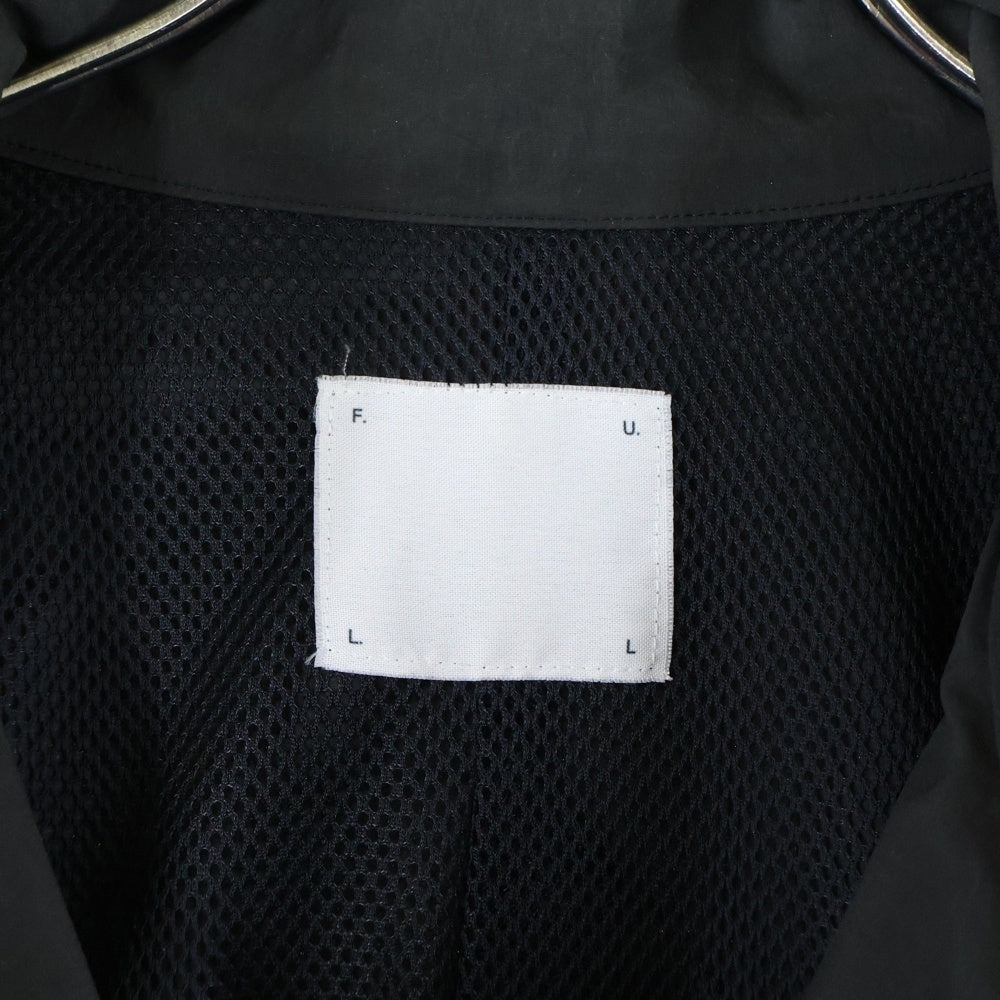 NONSAPIENS(ノンサピエンス) ジップアップ ナイロンジャケット ブラック