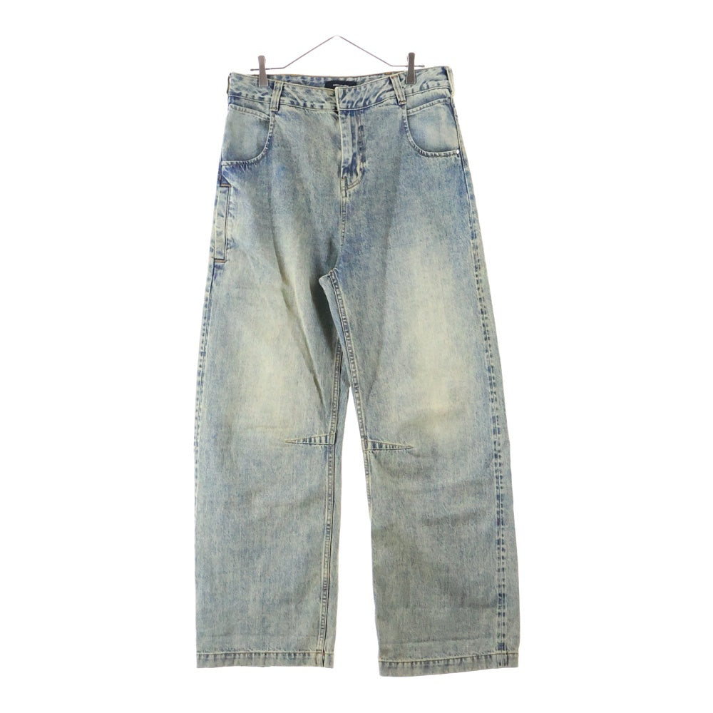 entire studios(エンタイア スタジオ) GEM JEANS/SURFACE WAVE ゲムジーンズ サーフェイスウェーブ ワイドストレートデニムパンツ インディゴ ES2431SW