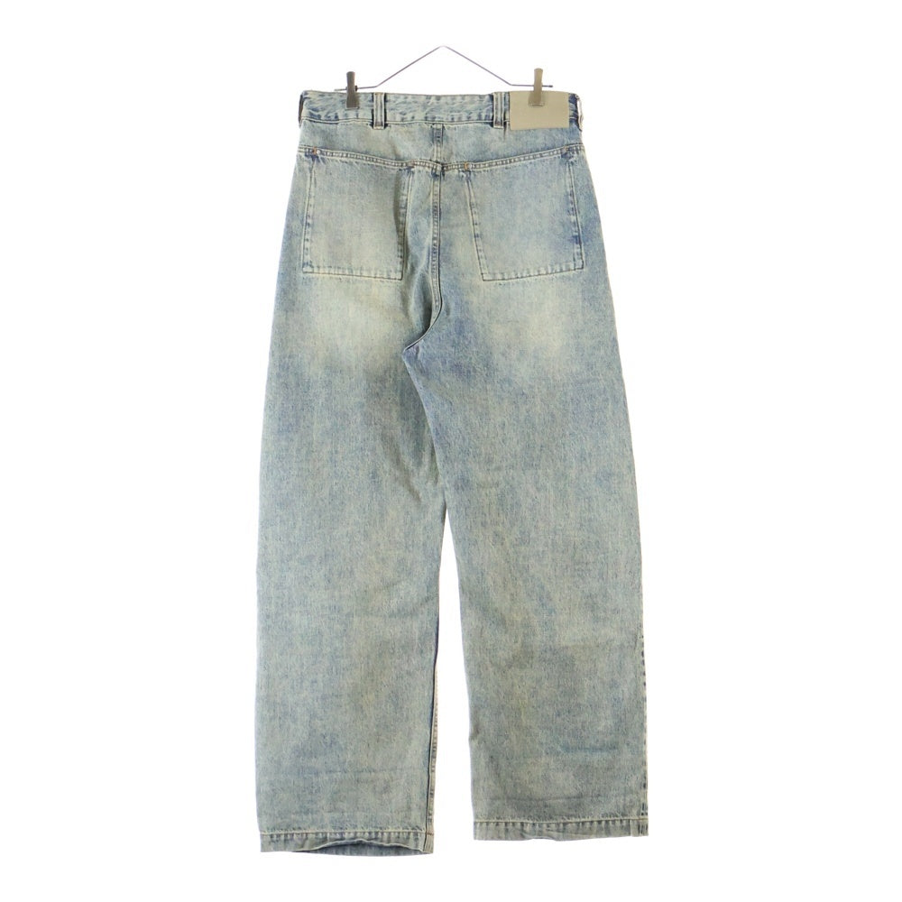 entire studios(エンタイア スタジオ) GEM JEANS/SURFACE WAVE ゲムジーンズ サーフェイスウェーブ ワイドストレートデニムパンツ インディゴ ES2431SW