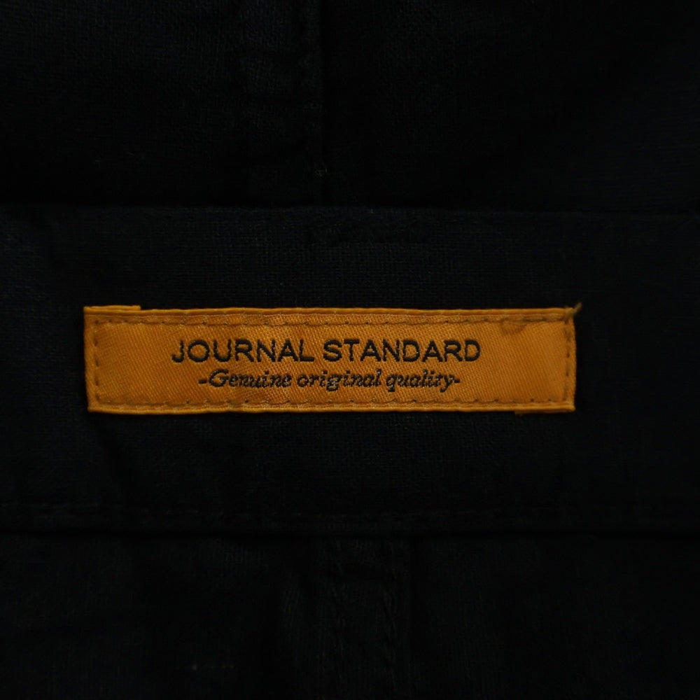 JOURNAL STANDARD(ジャーナルスタンダード) リネン混 イージーパンツ ブラック