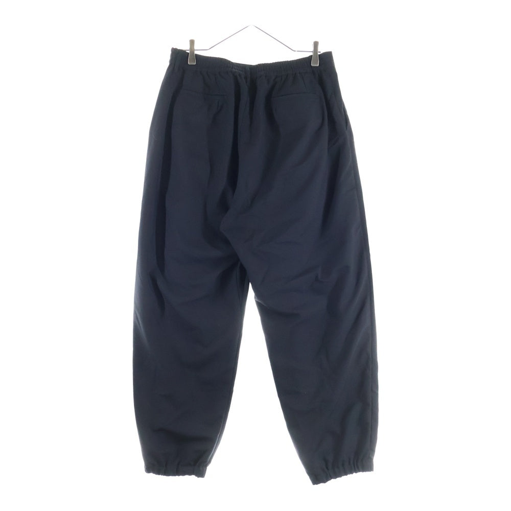 NO BRAND(ノーブランド) ADAMPATEK アダムパテック Generous Tuck Relax Pants ジェネラスタック リラックスパンツ ブラック AP2428001
