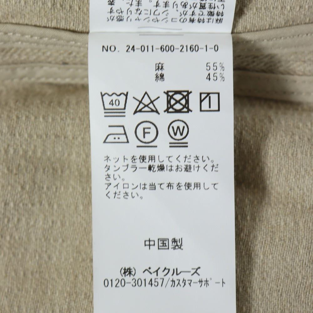 JOURNAL STANDARD(ジャーナルスタンダード) リネン混 ヘリンボーンベスト アイボリー 24-011-600-2160-1-0