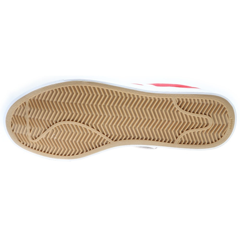 adidas(アディダス) ADICOURT アディコート キャンバスローカットスニーカー レッド/ホワイト US9/27cm FX0218